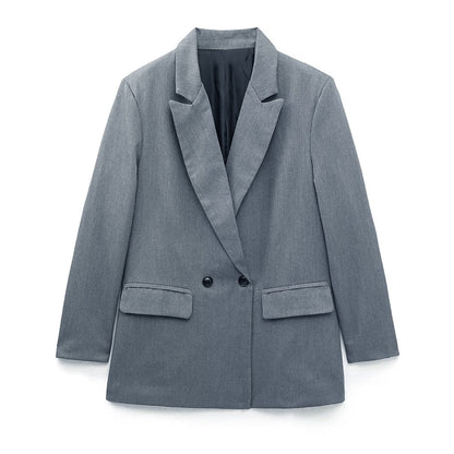 Klassieke Damesblazers met Dubbele Knopen en Regular Fit