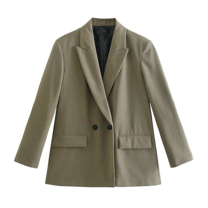 Klassieke Damesblazers met Dubbele Knopen en Regular Fit