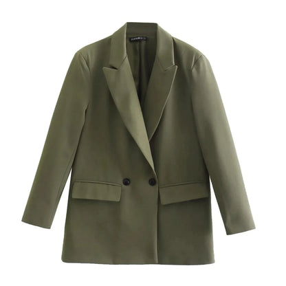 Klassieke Damesblazers met Dubbele Knopen en Regular Fit
