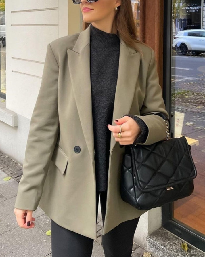 Klassieke Damesblazers met Dubbele Knopen en Regular Fit
