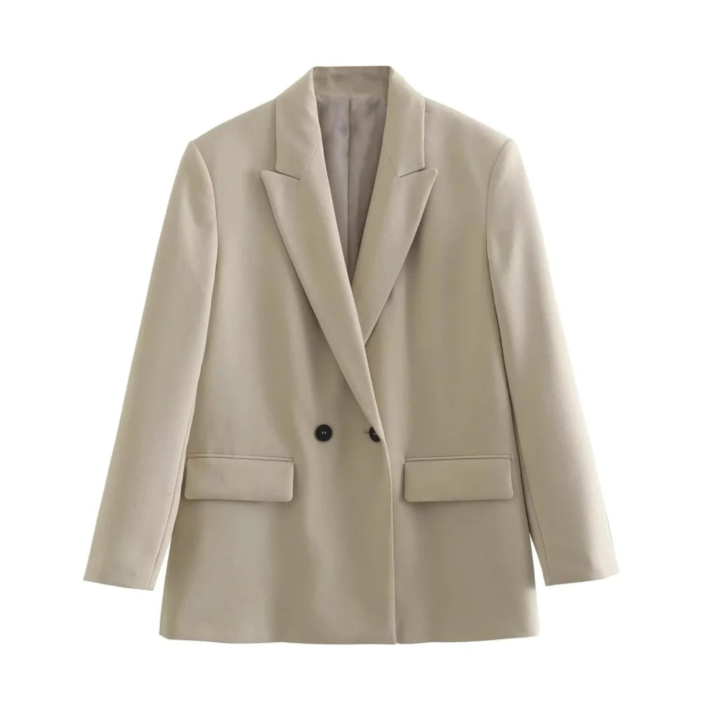 Klassieke Damesblazers met Dubbele Knopen en Regular Fit