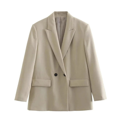 Klassieke Damesblazers met Dubbele Knopen en Regular Fit