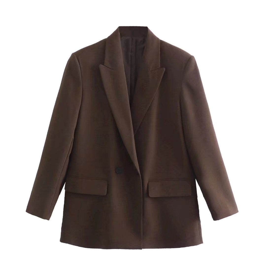 Klassieke Damesblazers met Dubbele Knopen en Regular Fit