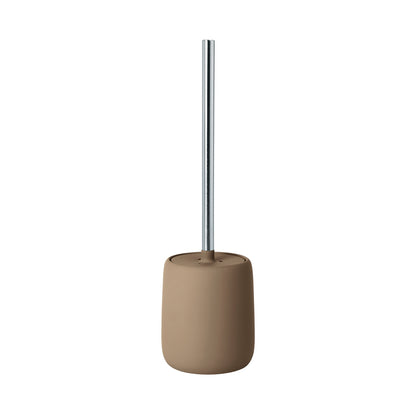 Elegante Matte Toiletborstel met Houder – Modern Design
