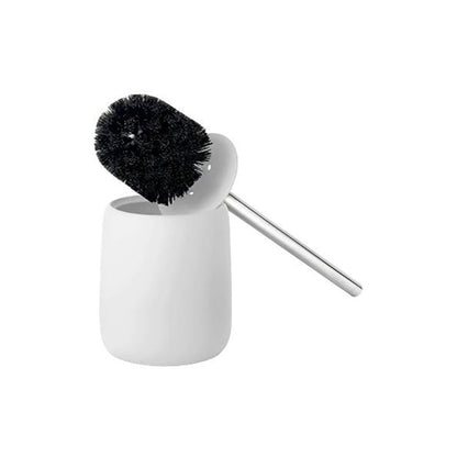 Elegante Matte Toiletborstel met Houder – Modern Design
