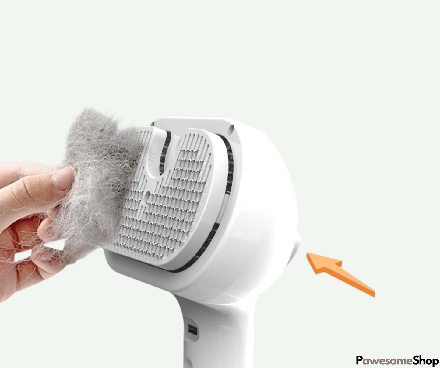 Stoomborstel voor huisdieren met stoomreiniging