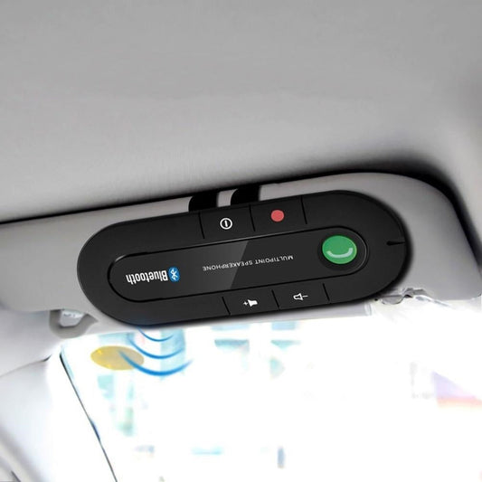 Draadloze Bluetooth Handsfree Carkit met Magnetische Zonneklep Bevestiging