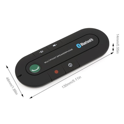 Draadloze Bluetooth Handsfree Carkit met Magnetische Zonneklep Bevestiging