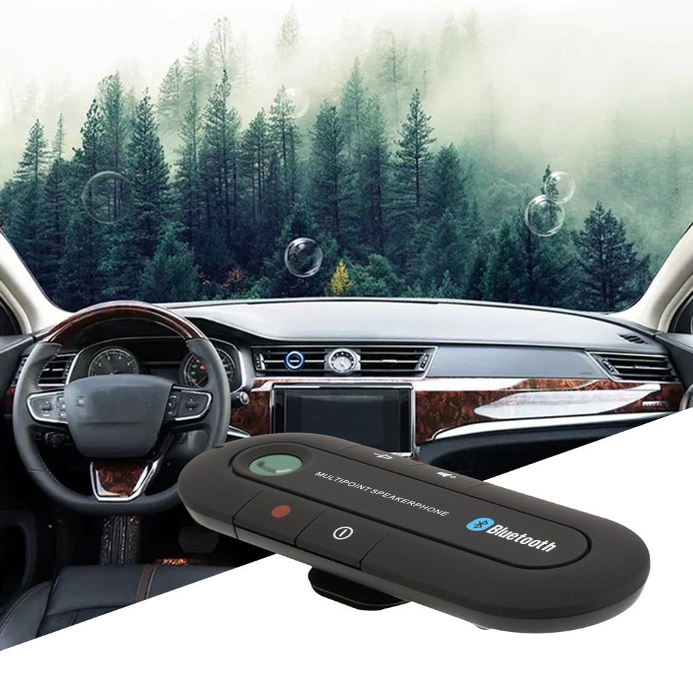 Draadloze Bluetooth Handsfree Carkit met Magnetische Zonneklep Bevestiging