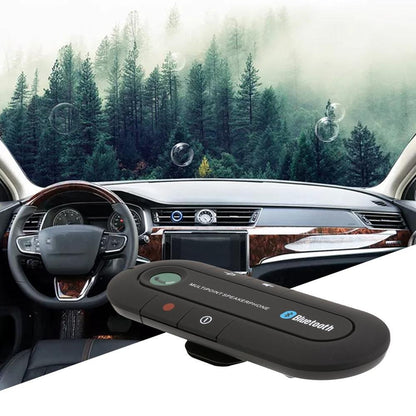 Draadloze Bluetooth Handsfree Carkit met Magnetische Zonneklep Bevestiging
