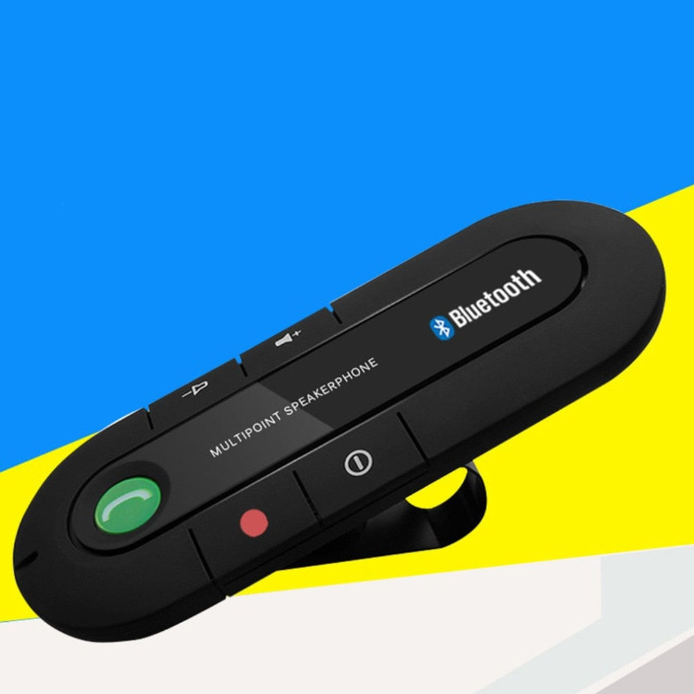 Draadloze Bluetooth Handsfree Carkit met Magnetische Zonneklep Bevestiging