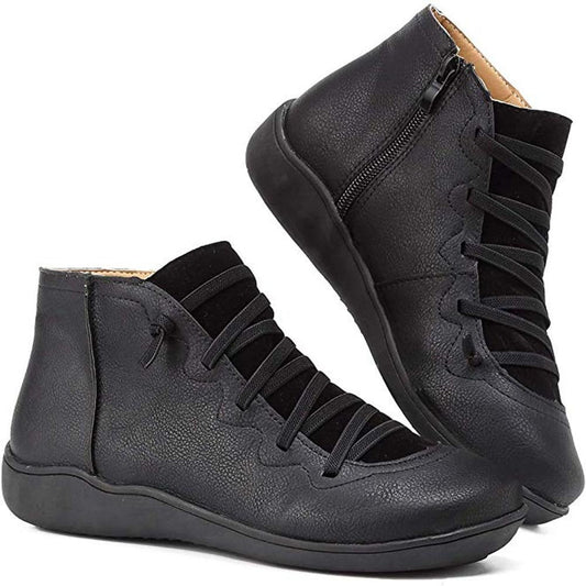ComfortStijl Dames Orthopedische Enkellaarsjes