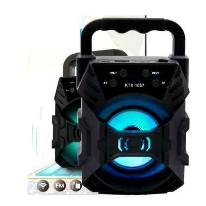 SoundPulse Draadloze Speaker – Bluetooth Luidspreker met FM, USB & Lichtshow