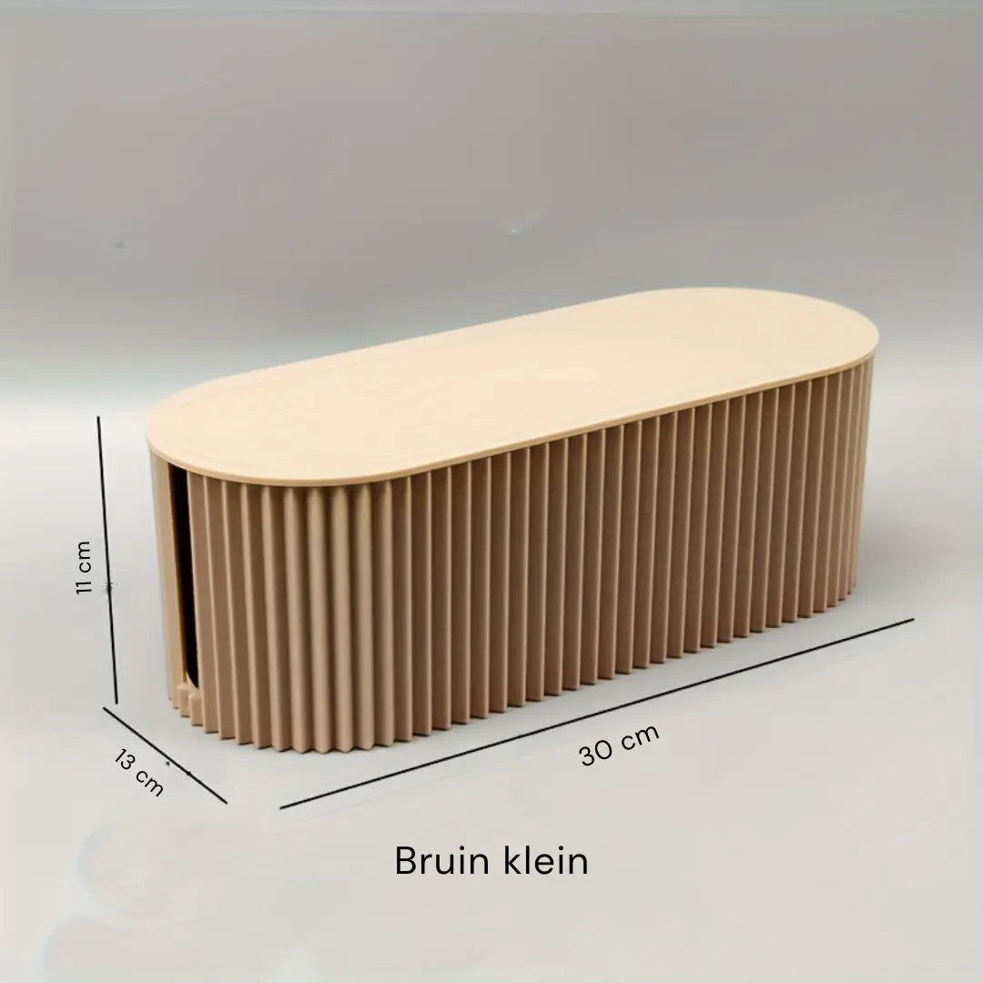 Bureaubox voor Kabelbeheer – Wit Organizer 30x11x13 cm