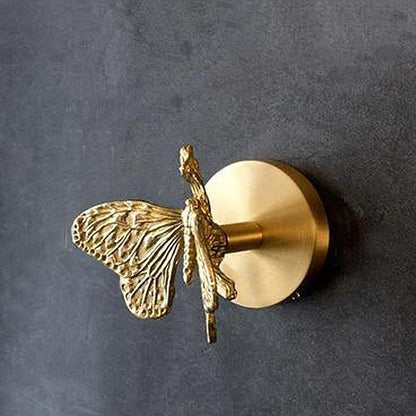 Gouden Messing Muurhaken – Handgemaakte Dierenontwerpen voor Stijlvolle Wanddecoratie