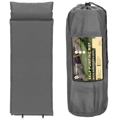 Lichtgewicht Zelfopblazende Slaapmat met Kussen – Compact en Comfortabel voor Kamperen & Backpacken