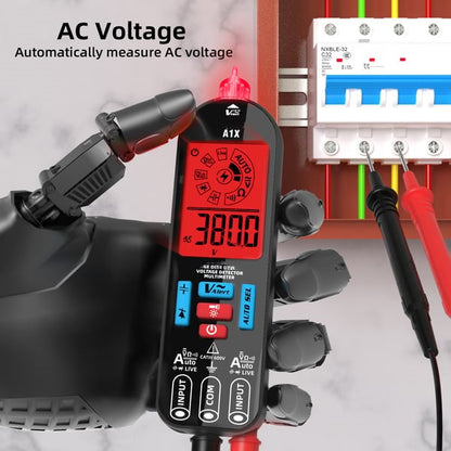 SmartVolt A1X Digitale Multimeter – Met Contactloze Spanningsdetectie & LCD-display