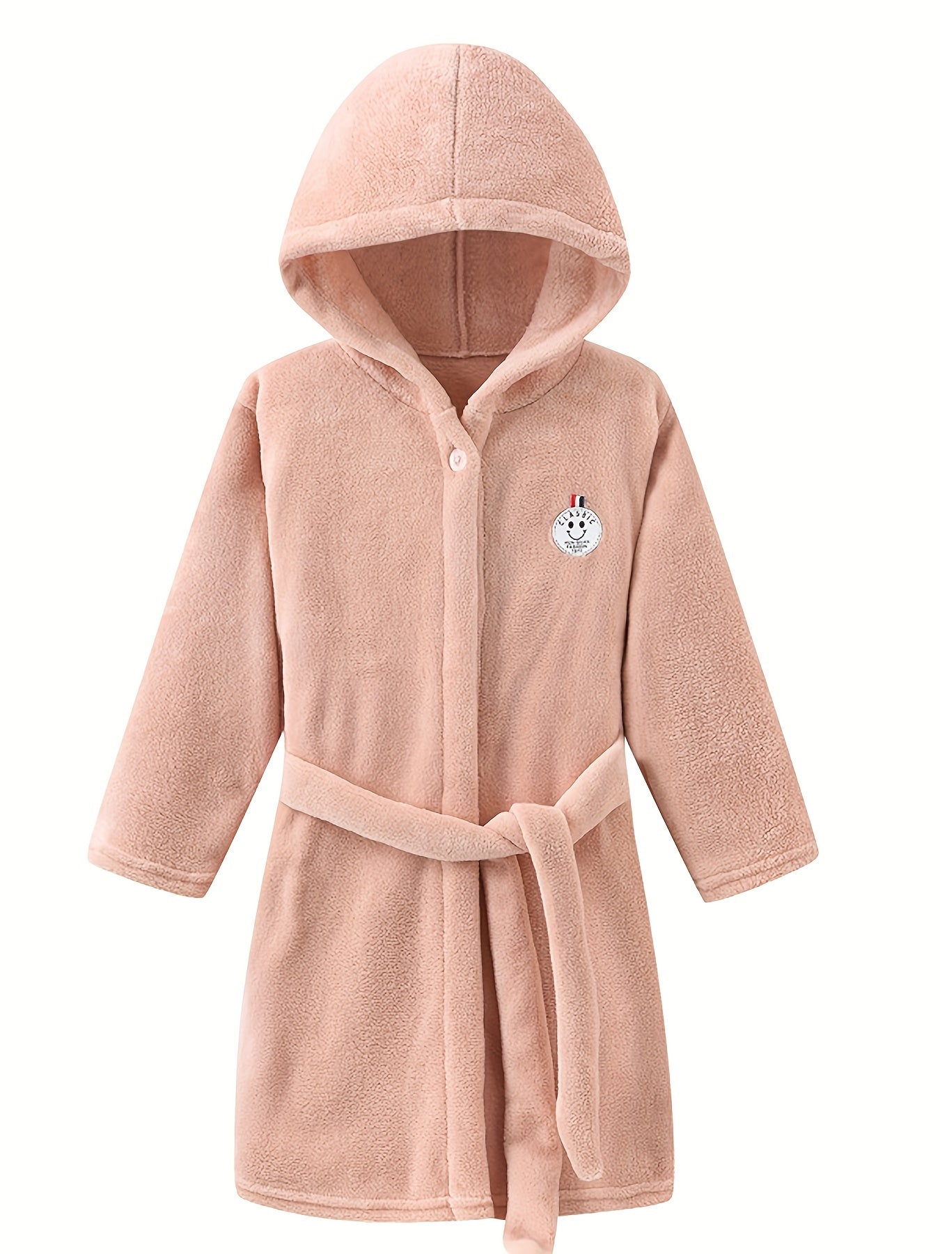 WarmNest Kinderbadjas met Capuchon en Zachte Fleece