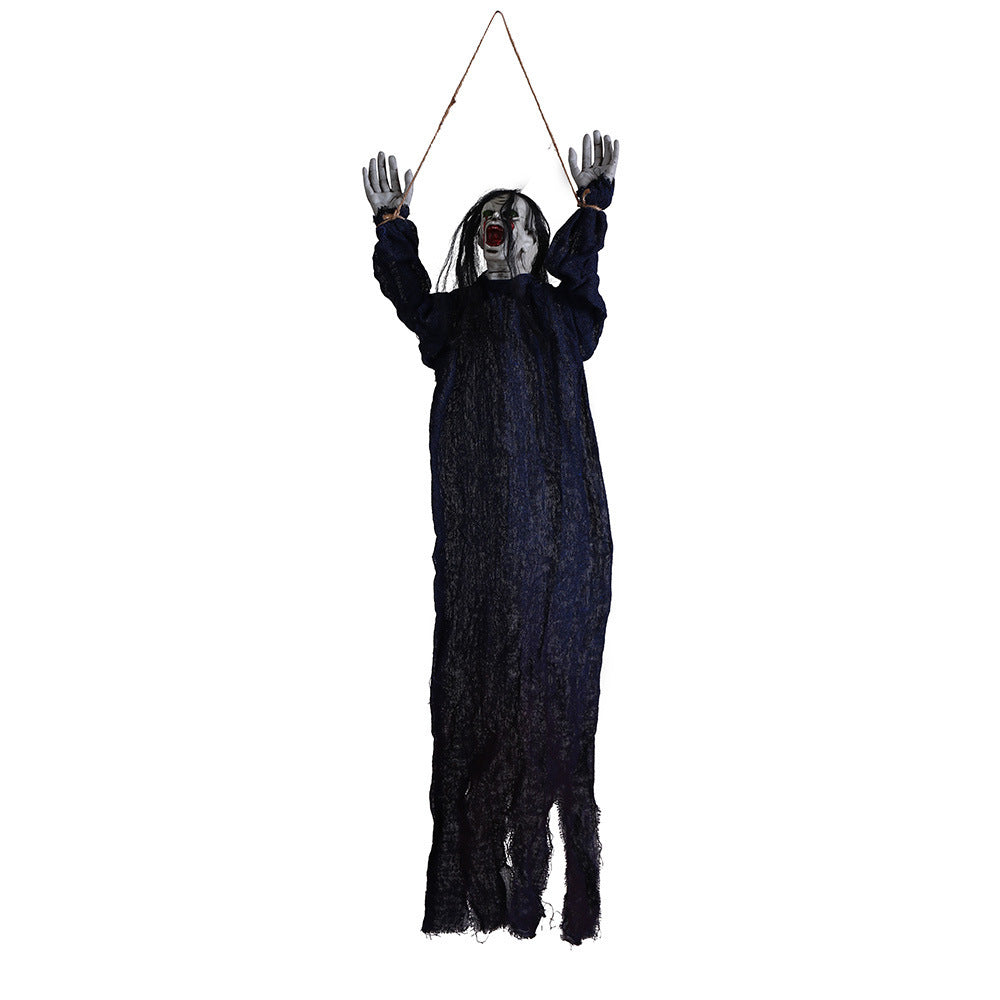 Halloween Hangdecoratie – Griezelige Spookgeest met Bloedvlekken