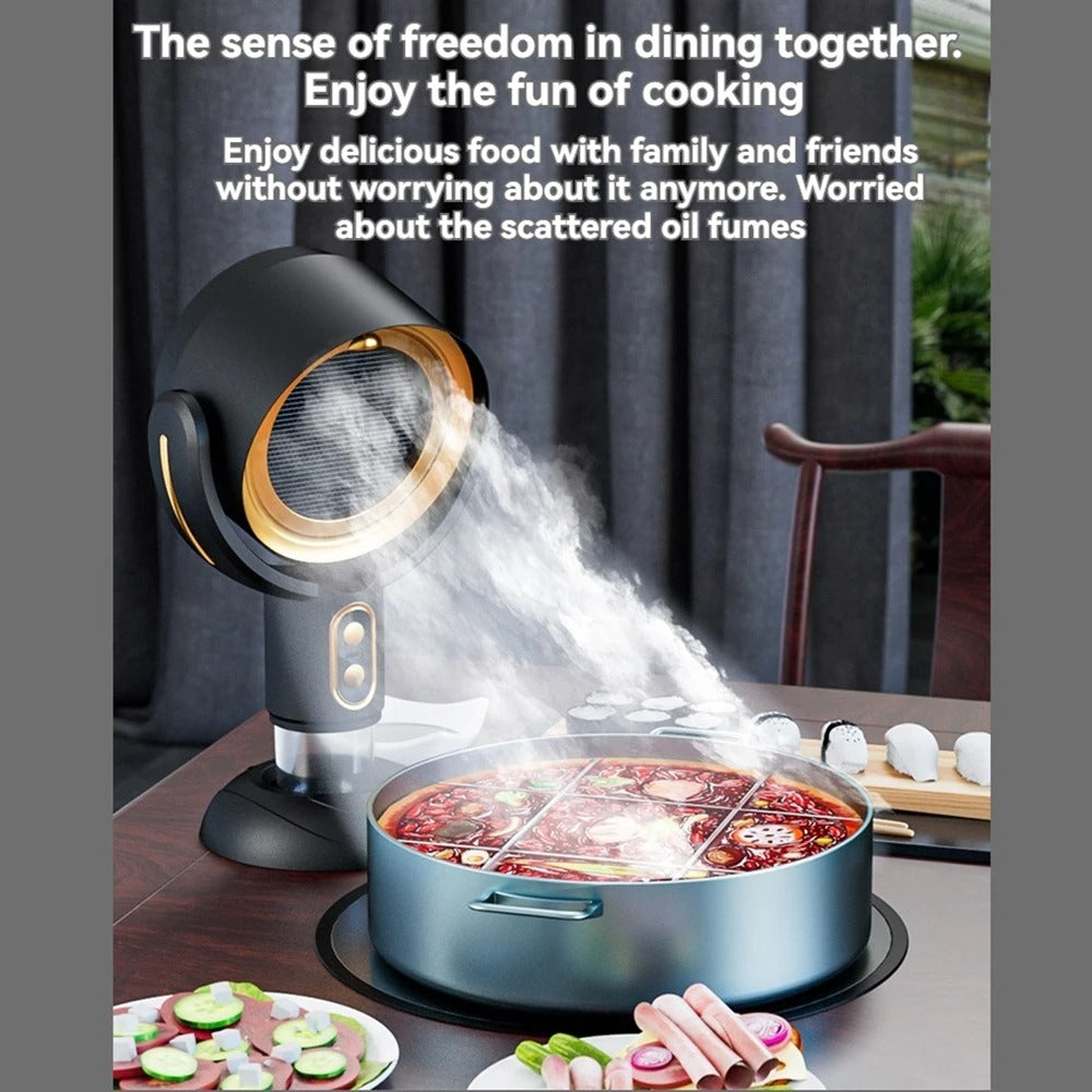 SmokeAway Venti – Draagbare Luchtzuiveraar Ventilator met Ionentechnologie en USB Oplader