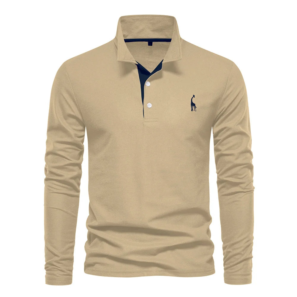 Klassiek Heren Polo Shirt met Knoopsluiting - Casual en Elegant