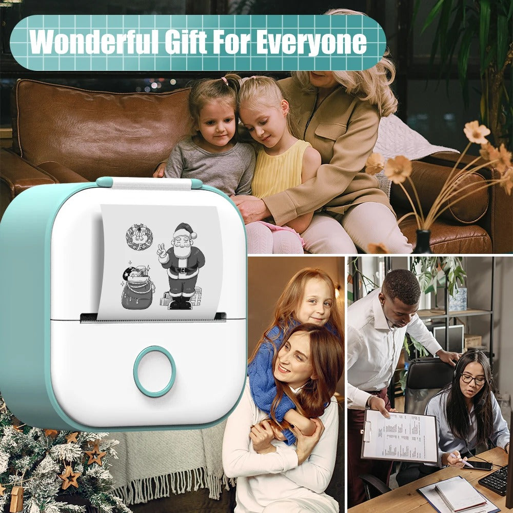 PocketPrint Mini – Draagbare Thermische Fotoprinter Zonder Inkt