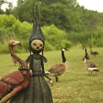 DarkWitch Beeldjes – Duistere Resin Heksenbeeldjes voor Halloween & Gotische Decoratie