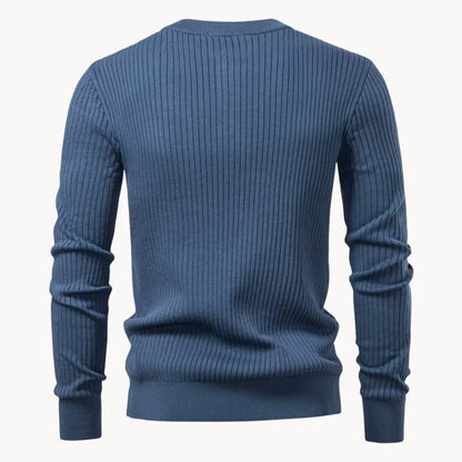 Getailleerde Heren Trui met Knoopsluiting - Comfortabel Dagelijks Wear