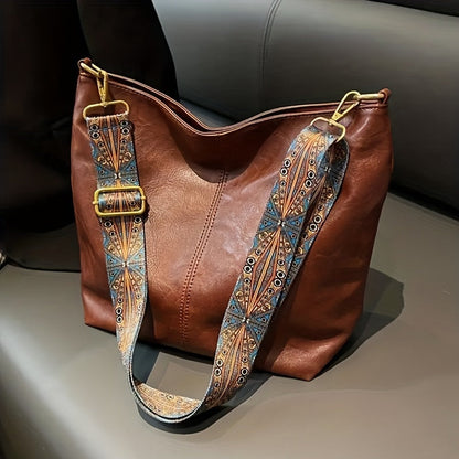CityPure PU Messengerbag – Witte Stedelijke Schoudertas met Ritssluiting