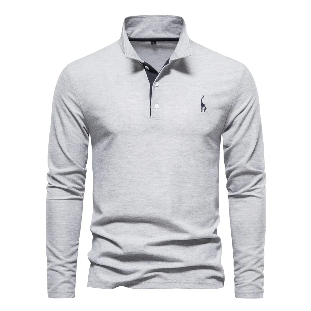 Klassiek Heren Polo Shirt met Knoopsluiting - Casual en Elegant