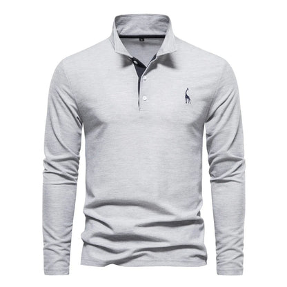 Klassiek Heren Polo Shirt met Knoopsluiting - Casual en Elegant