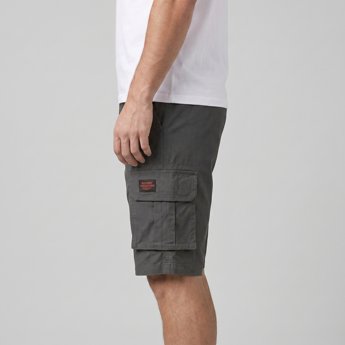 Relaxed Fit Cargo Shorts met Meerdere Zakken - Heren Casual
