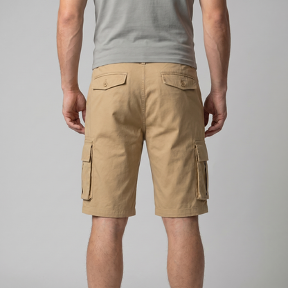 Relaxed Fit Cargo Shorts met Meerdere Zakken - Heren Casual