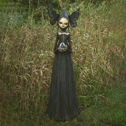 DarkWitch Beeldjes – Duistere Resin Heksenbeeldjes voor Halloween & Gotische Decoratie