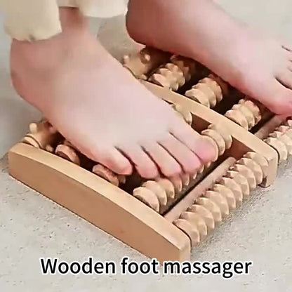 Houten Voetroller – Verminder Spanning en Stimuleer Doorbloeding