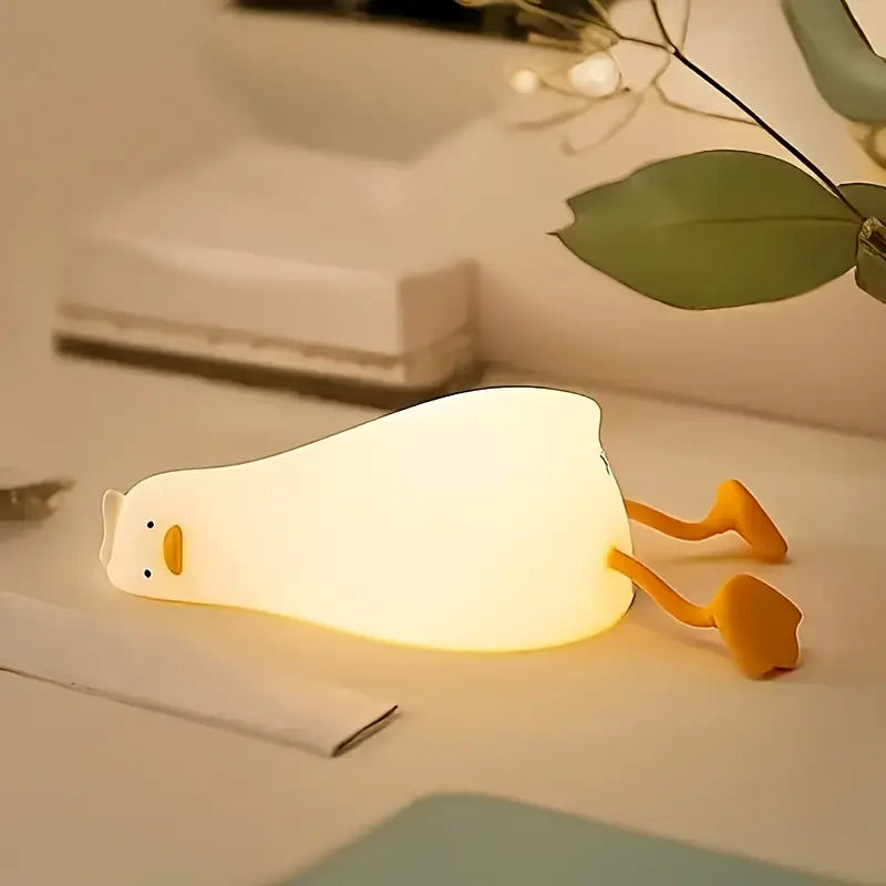 Zacht Siliconen Eendenlamp met Dimbaar LED-licht voor de Kinderkamer
