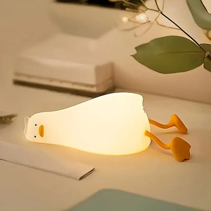 Zacht Siliconen Eendenlamp met Dimbaar LED-licht voor de Kinderkamer