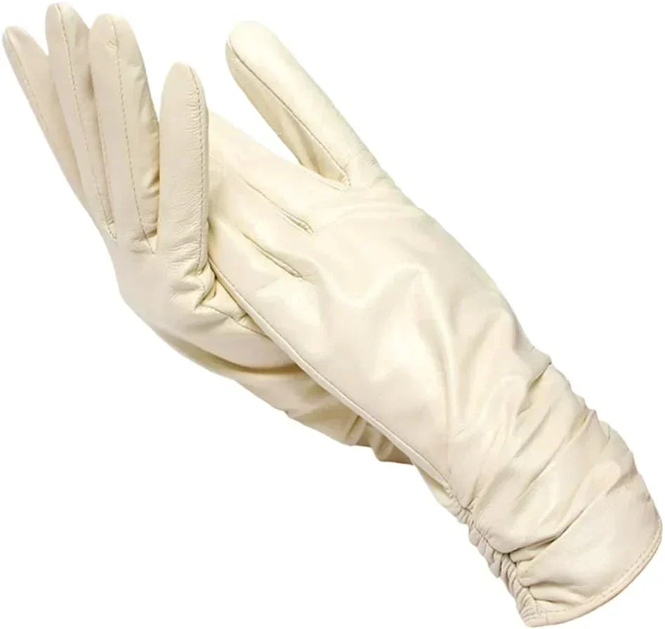 Premium Schapenleer Dames Winterhandschoenen met Wolvoering