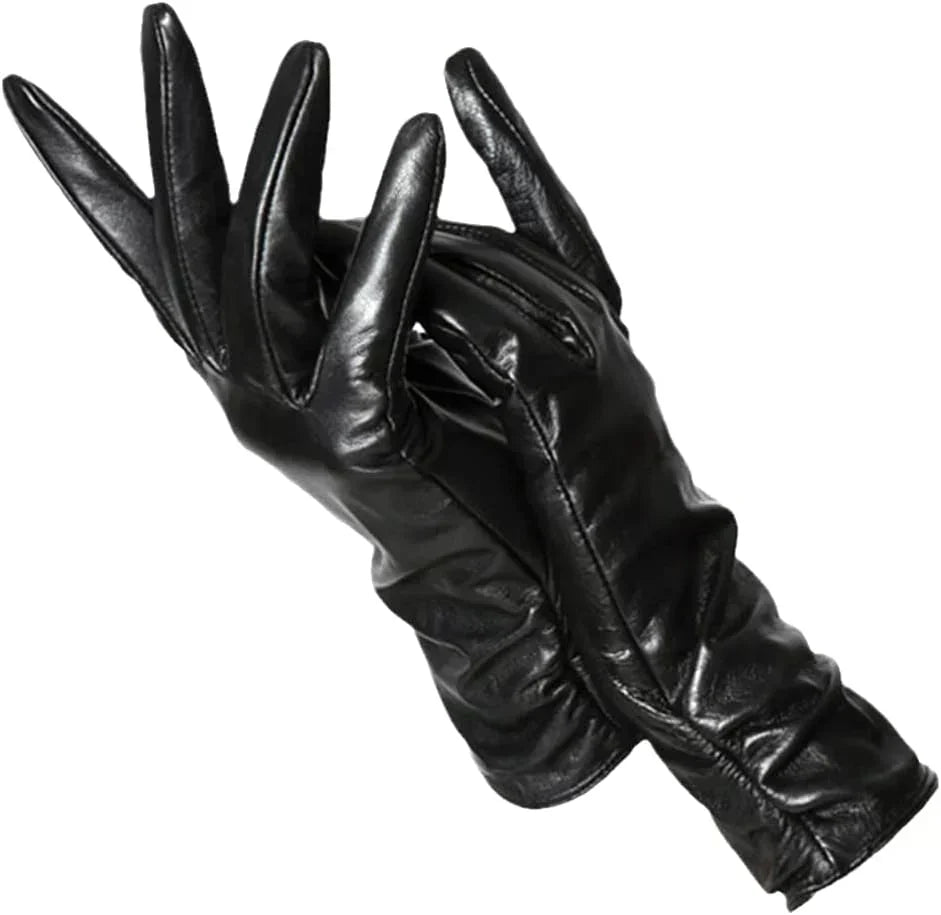 Premium Schapenleer Dames Winterhandschoenen met Wolvoering