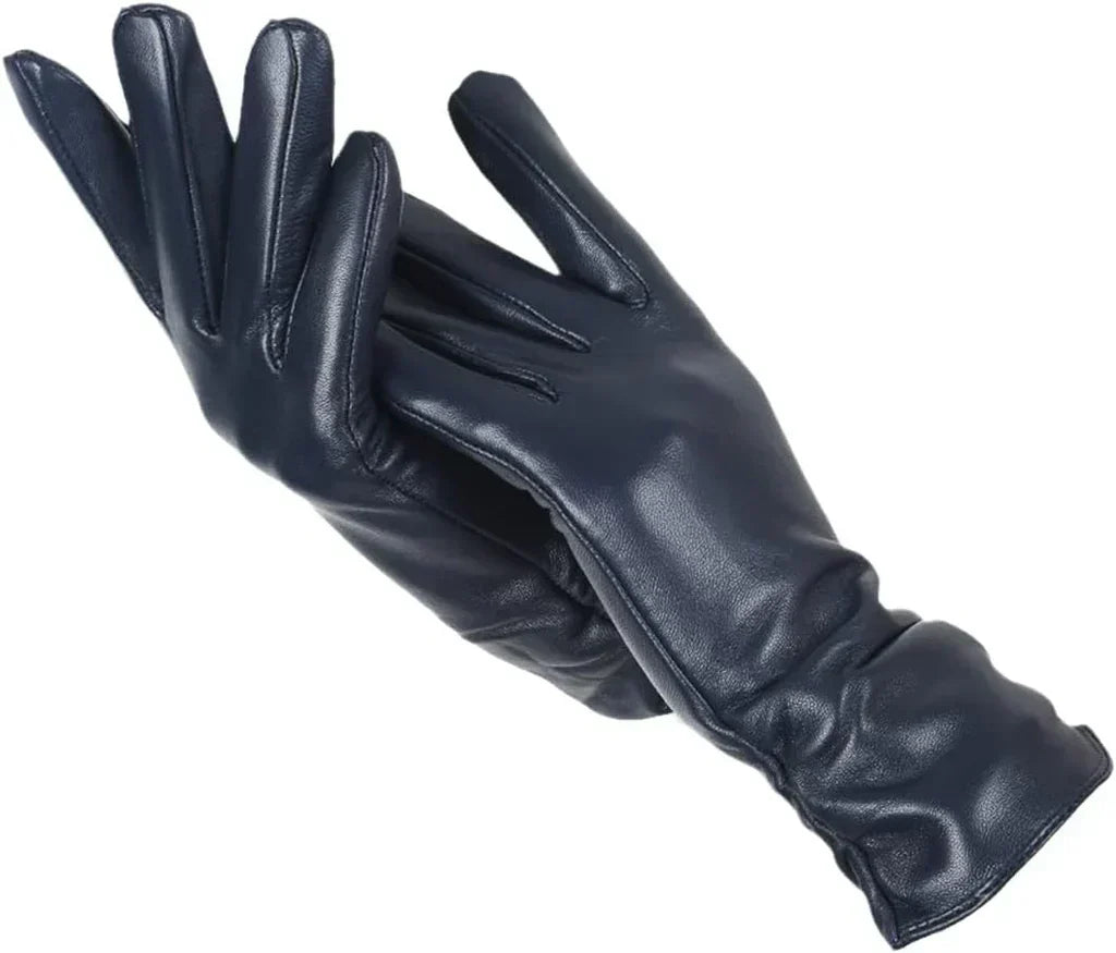Premium Schapenleer Dames Winterhandschoenen met Wolvoering