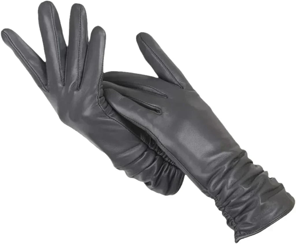 Premium Schapenleer Dames Winterhandschoenen met Wolvoering