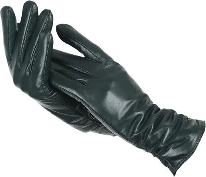Premium Schapenleer Dames Winterhandschoenen met Wolvoering