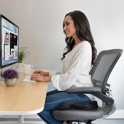 ErgoRelief Zitkussen – Ergonomisch Traagschuim Kussen voor Rug en Staartbeen