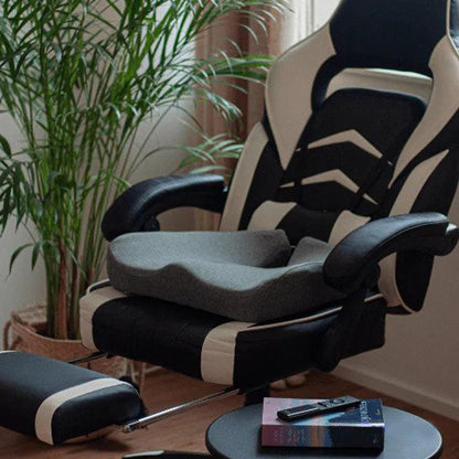 ErgoRelief Zitkussen – Ergonomisch Traagschuim Kussen voor Rug en Staartbeen
