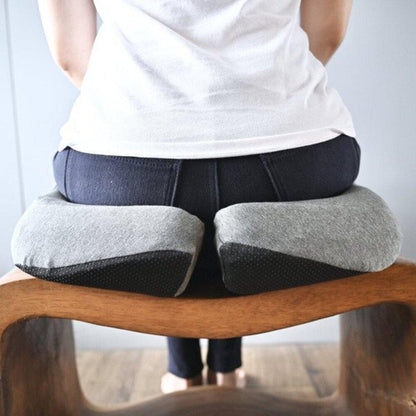 ErgoRelief Zitkussen – Ergonomisch Traagschuim Kussen voor Rug en Staartbeen