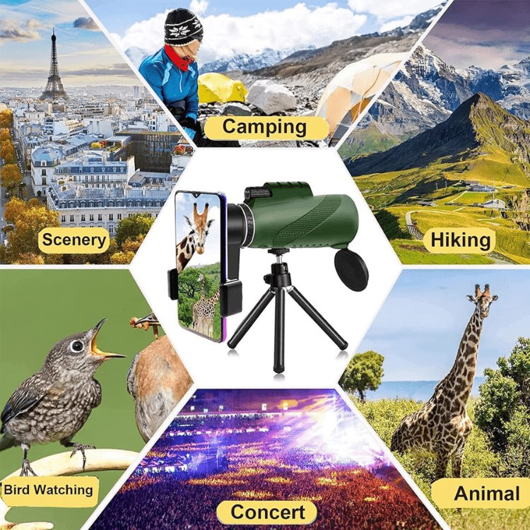 VisionPeak Compact Monoculair met HD Lens en Hoge Vergroting