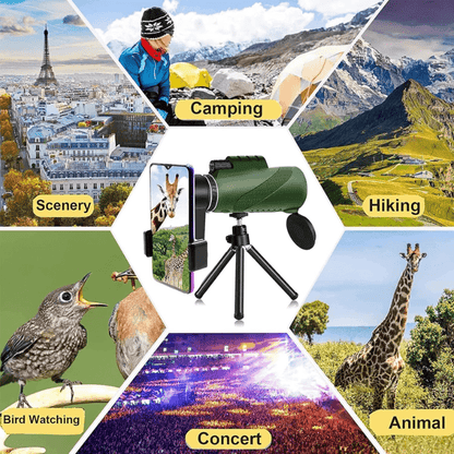 VisionPeak Compact Monoculair met HD Lens en Hoge Vergroting