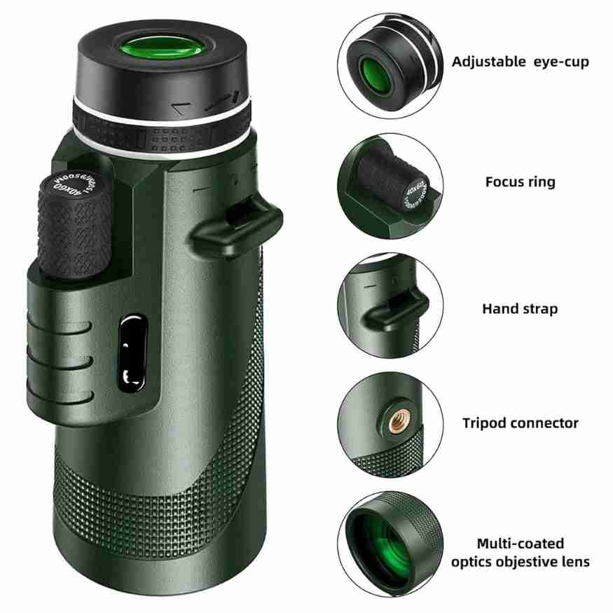 VisionPeak Compact Monoculair met HD Lens en Hoge Vergroting