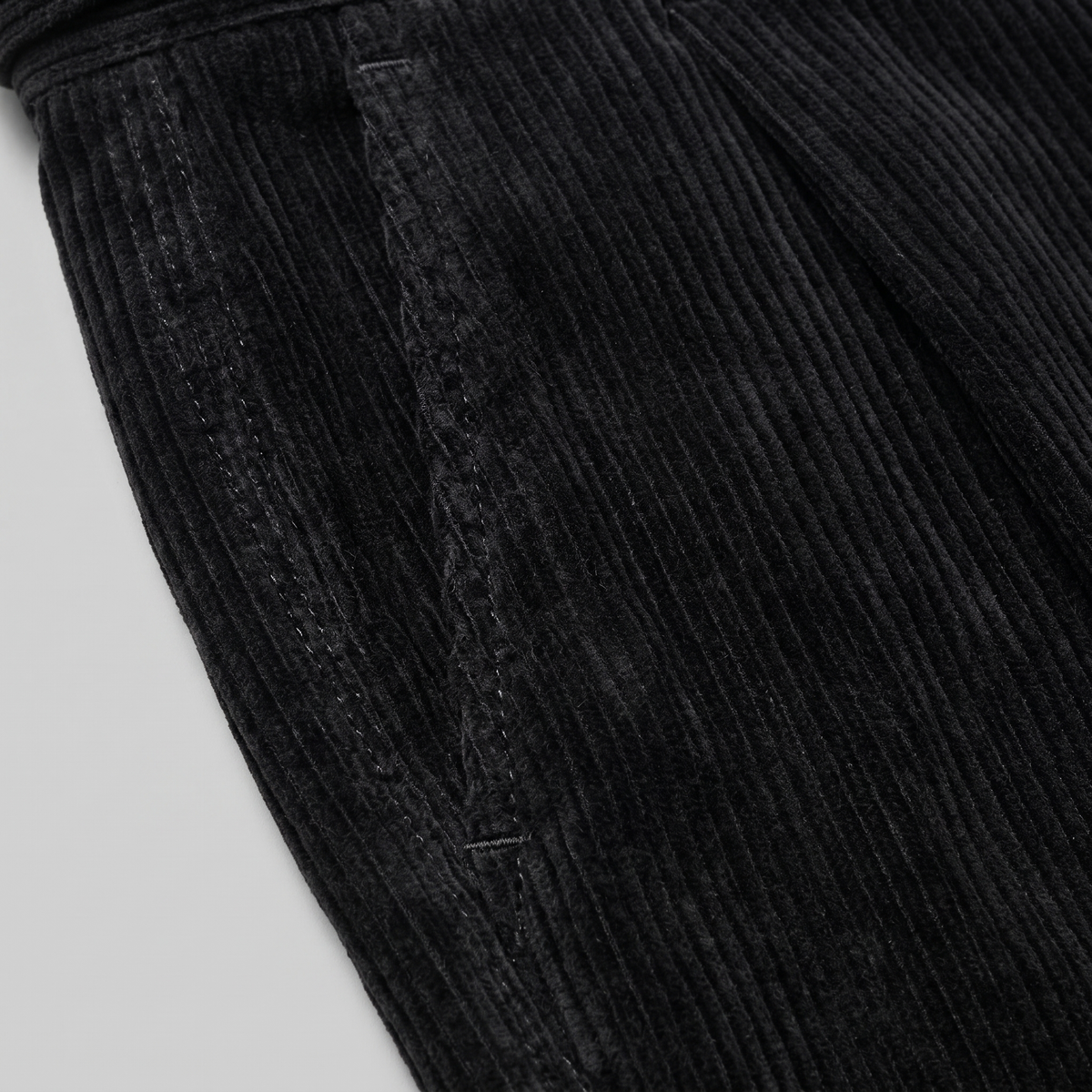 Geplooide Ribfluwelen Broek Heren - Klassiek Formeel