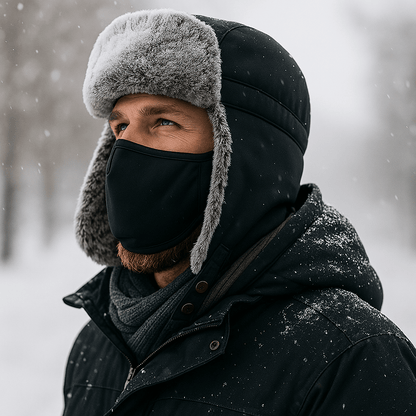 Wintermuts met Fleecevoering en Windbescherming voor Koude Dagen